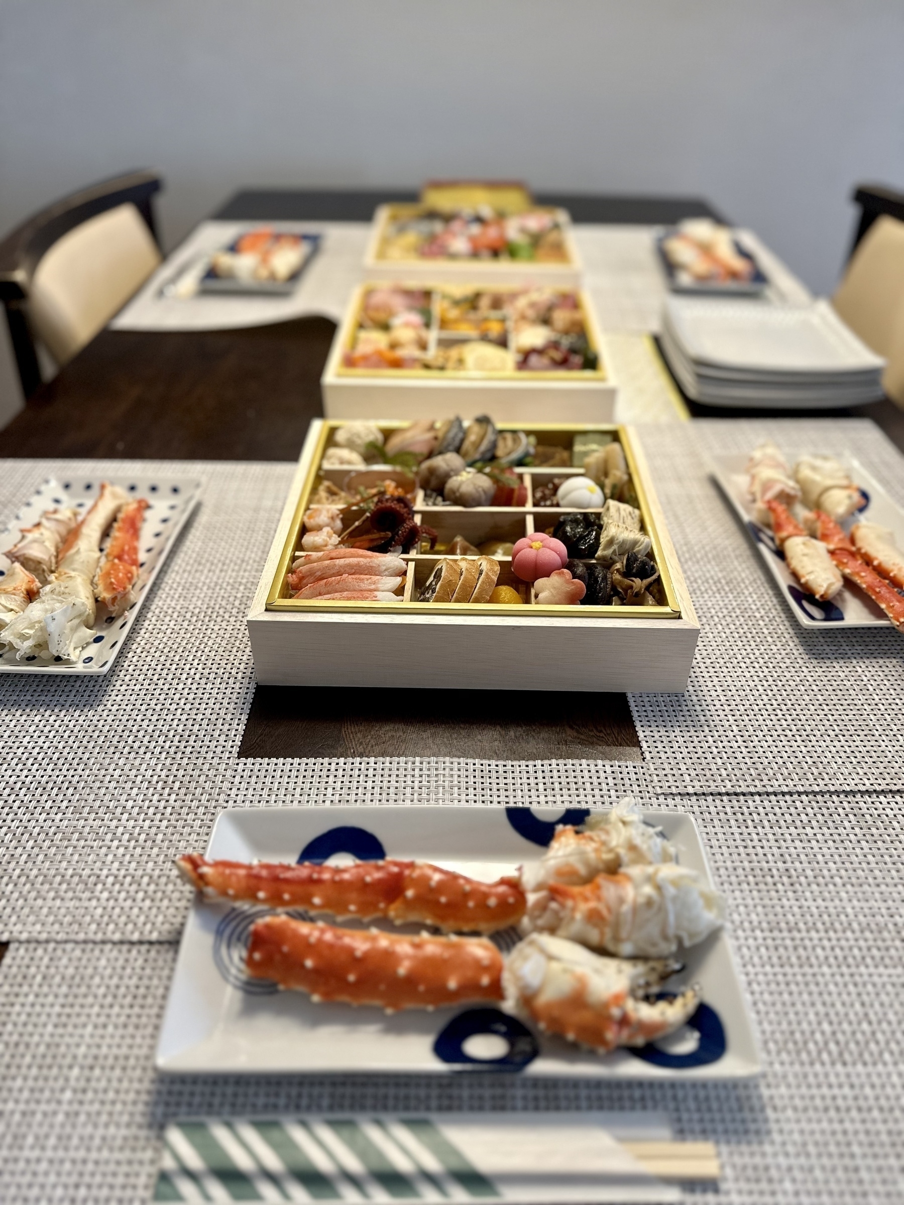 Osechi food on New Years in Japan